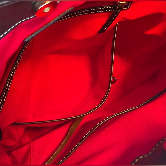 EUC DOONEY AND BOURKE LARGE LEATHER BARLOW BAG - Picture 7 of 8